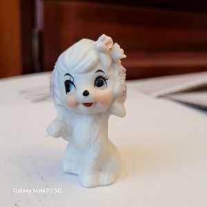 Porcelain Puppy Figurine